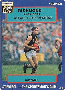 1990 AFL Scanlens Stimorol #162 Michael Pickering Front
